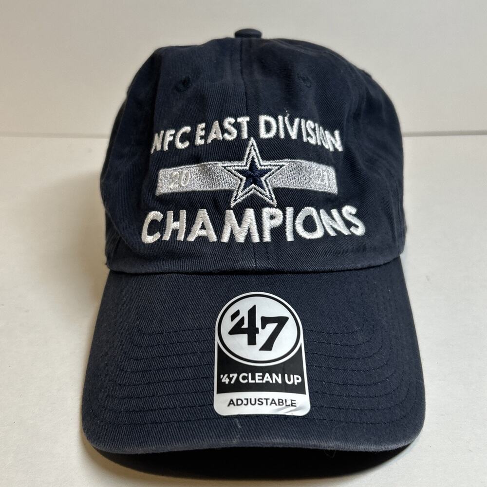 Dallas Cowboys Hat Cap 47 Brand Clean Up Strap Back Adjustable NFL Football